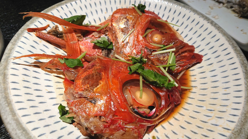タイのお頭煮