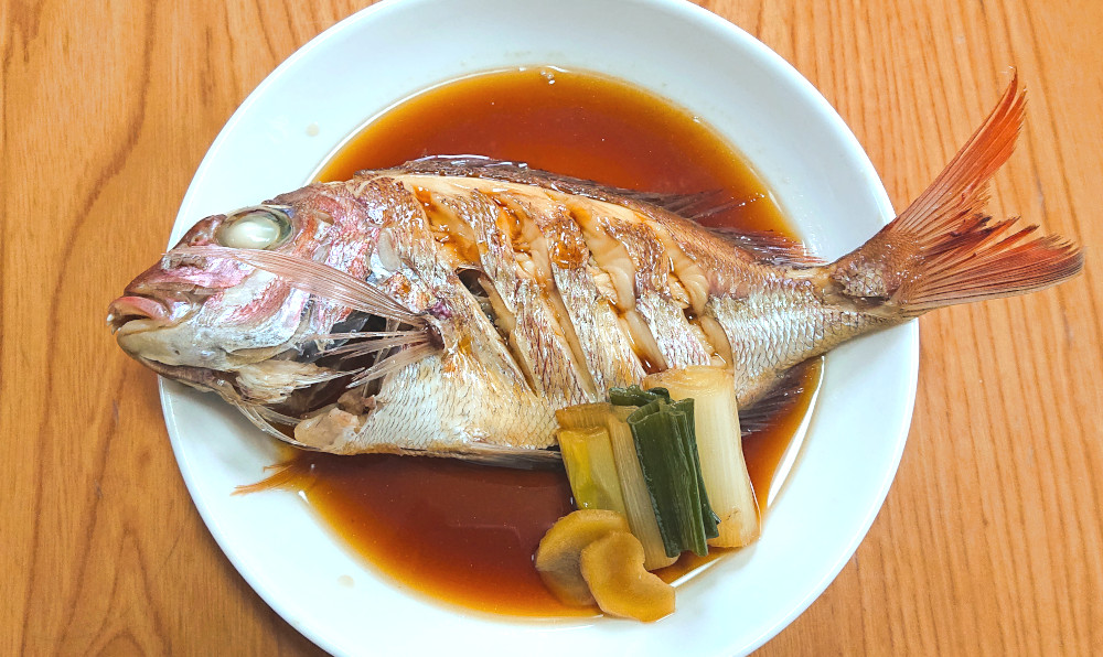 タイの煮付け 完成