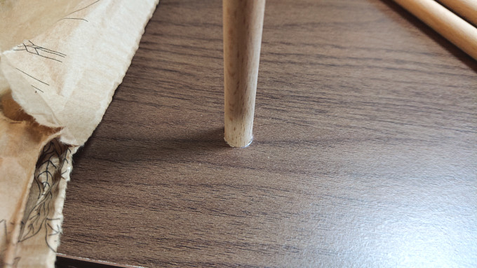 棒とザグリの径がピッタリ