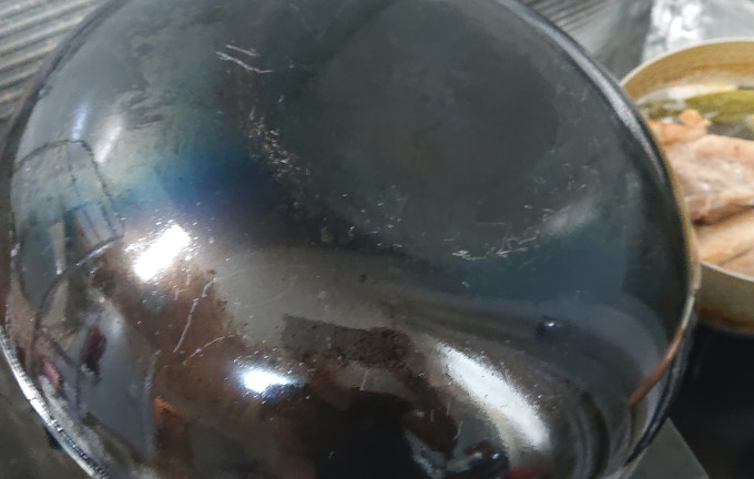 空焼き・油慣らしで復活した中華鍋