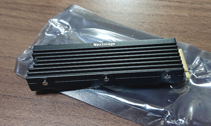 Nextorage NEM-PAシリーズ 1TB ヒートシンク一体型内蔵SSD 本体
