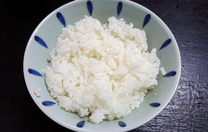 温かい白米