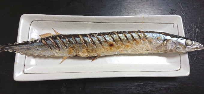 サンマの塩焼き