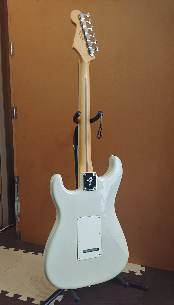 Fender PlayerII Stratocaster White Blonde　裏