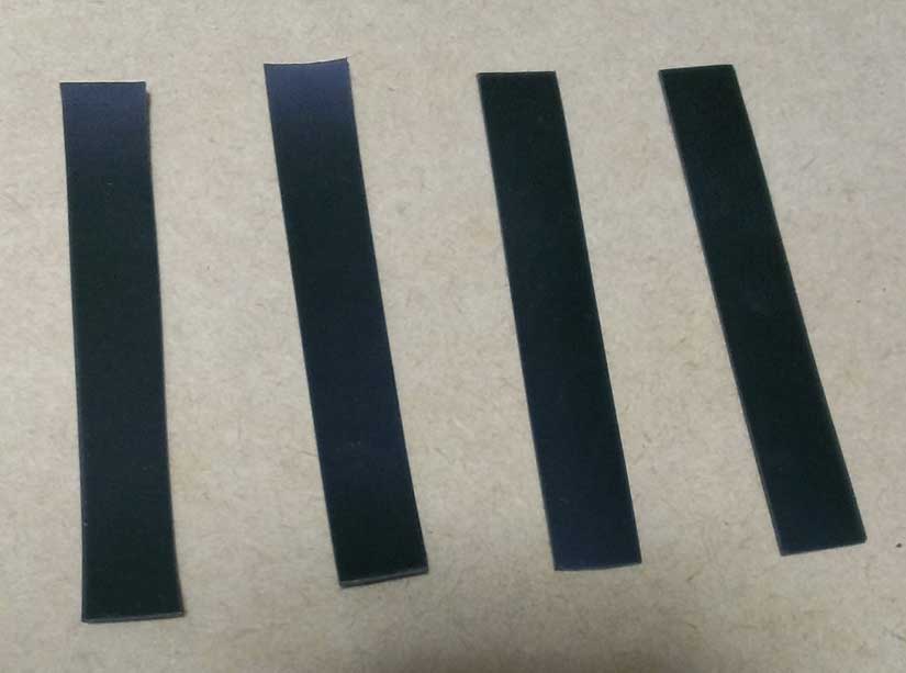 平ゴム　厚さ1mm